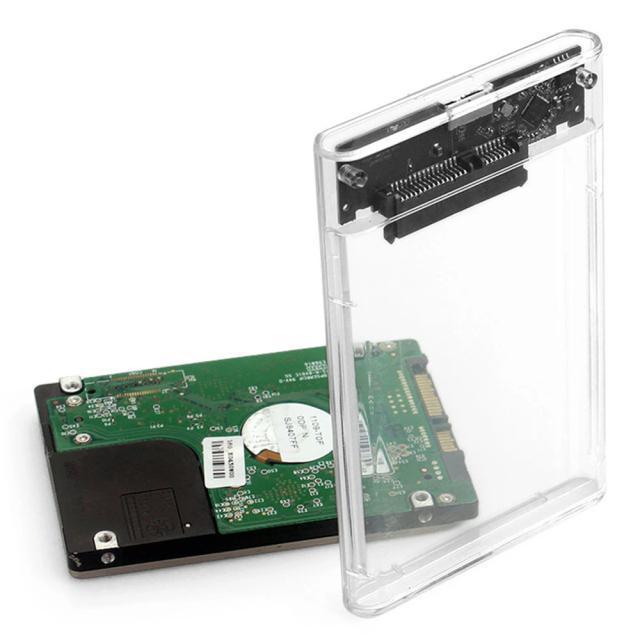 2.5インチ HDD SSD 外付けケース USB3.0クリアケースSATA USB3.0ハードディスク 5Gbps高速データ転送 < PC本体/周辺機器  2.5インチ HDD SSD 外付けケース USB3.0クリアケースSATA USB3.0ハードディスク 5Gbps高速データ転送 < PC本体/周辺機器の