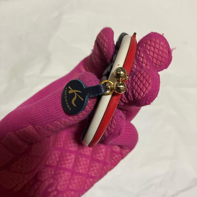 【Kitamura / キタムラ】 レザー / がま口 コインケース ネイビー < ブランド  【Kitamura / キタムラ】 レザー / がま口 コインケース ネイビー < ブランドの