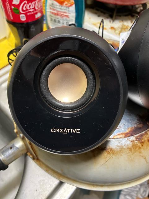 Creative Pebble ブラック スピーカー < 家電/AV Creative Pebble ブラック スピーカー < 家電/AVの