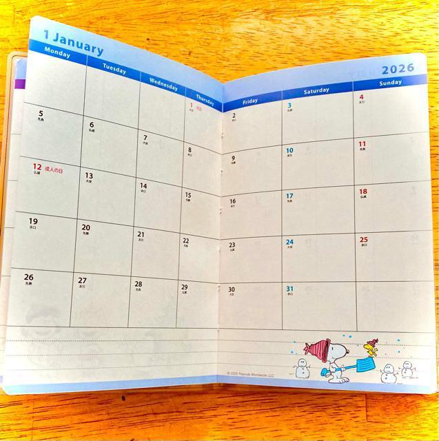 2026 SNOOPY�X�P�W���[���� �� �A�j��/�R�~�b�N/�L�����N�^�[�� 