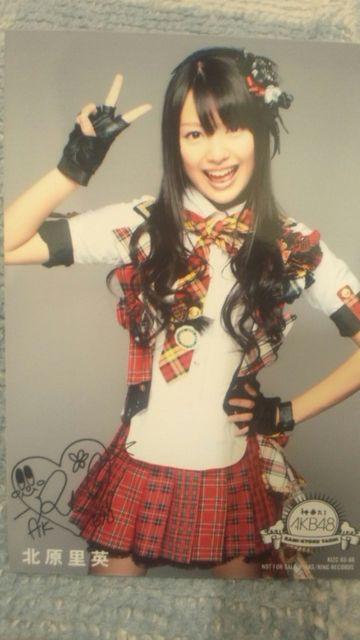 超レア☆AKB48/神曲たち☆初回盤/CD+DVDサイン入り生写真☆北原里英☆ < タレントグッズ  超レア☆AKB48/神曲たち☆初回盤/CD+DVDサイン入り生写真☆北原里英☆ < タレントグッズの