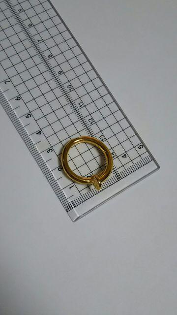 ☆クロムハーツ 正規品☆ ネイル フラット プラス リング 22K仕様 14号 超美品 < ブランド ☆クロムハーツ 正規品☆ ネイル フラット プラス リング 22K仕様 14号 超美品 < ブランドの