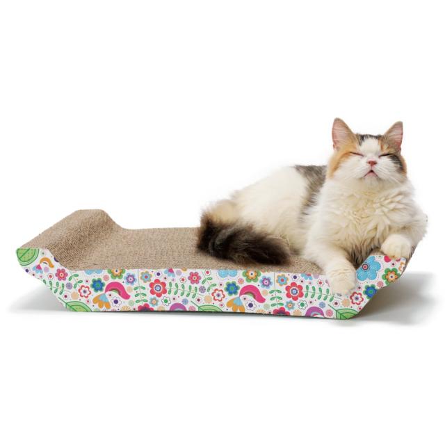猫壱 バリバリ ベッド L 花柄 < ペット/手芸/園芸  猫壱 バリバリ ベッド L 花柄  < ペット/手芸/園芸の