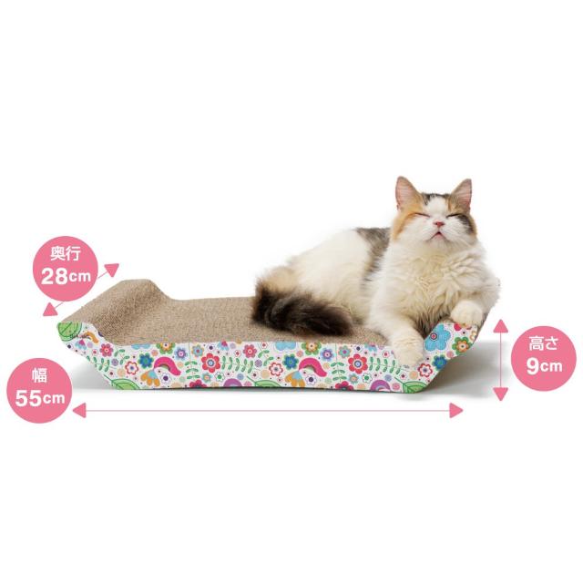 猫壱 バリバリ ベッド L 花柄 < ペット/手芸/園芸  猫壱 バリバリ ベッド L 花柄 < ペット/手芸/園芸の