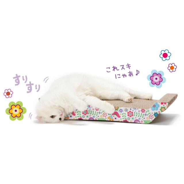 猫壱 バリバリ ベッド L 花柄 < ペット/手芸/園芸  猫壱 バリバリ ベッド L 花柄 < ペット/手芸/園芸の