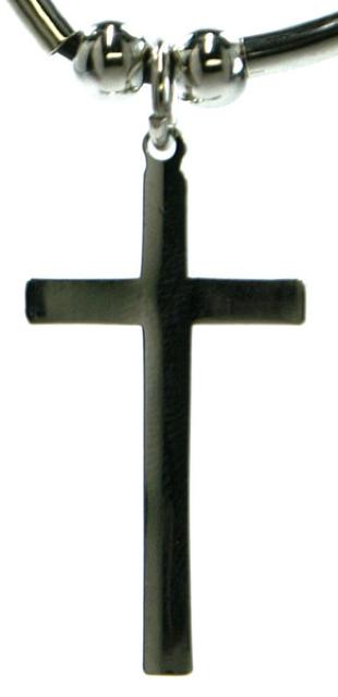 チョーカークロス 十字架 トップ モチーフ シルバー ブラック ゴシック パンクロック ネックレス ペンダント アクセサリー < 男性アクセサリー/時計  チョーカークロス 十字架 トップ モチーフ シルバー ブラック ゴシック パンクロック ネックレス ペンダント アクセサリー  < 男性アクセサリー/時計の