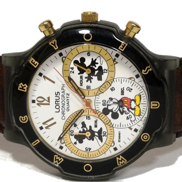 【極希少】SEIKO LORUS ミッキーマウス【クロノ】メンズ腕時計 < アニメ/コミック/キャラクター  【極希少】SEIKO LORUS ミッキーマウス【クロノ】メンズ腕時計  < アニメ/コミック/キャラクターの