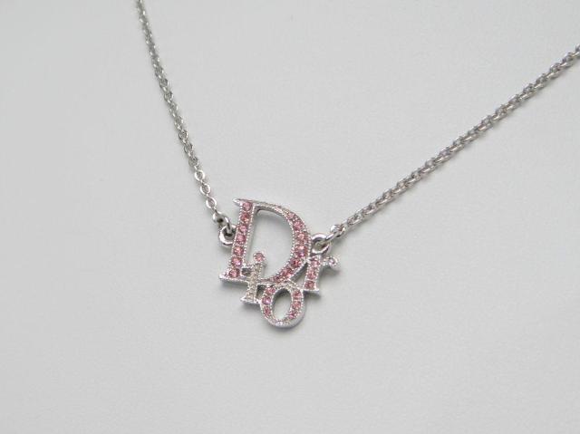 Christian Dior ディオール ラインストーン ロゴ ネックレス チョーカー【送料無料】 < ブランド Christian Dior ディオール ラインストーン ロゴ ネックレス チョーカー【送料無料】 < ブランドの