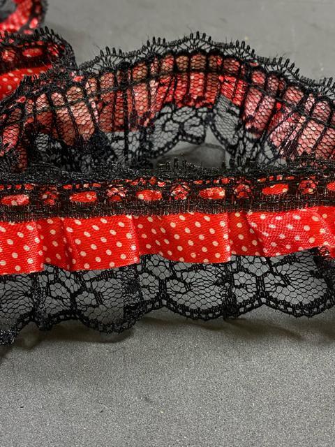 サテンレース??赤×黒 < ペット/手芸/園芸  サテンレース??赤×黒 < ペット/手芸/園芸の