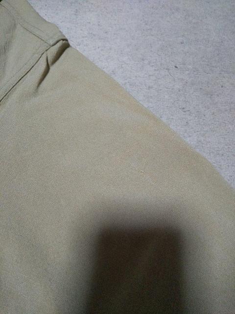 vintage 古着 ミリタリー ウール フィールド 長袖シャツ 14 1/2×31 XS〜Sサイズ  カーキ ベージュ  USA < 男性ファッション  vintage 古着 ミリタリー ウール フィールド 長袖シャツ 14 1/2×31 XS〜Sサイズ  カーキ ベージュ  USA < 男性ファッションの