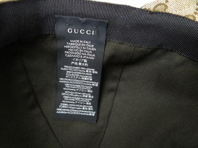 GUCCI グッチ 200035 GGキャンバス シェリー ベースボールキャップ 帽子 ベージュ<USED> < ブランド GUCCI グッチ 200035 GGキャンバス シェリー ベースボールキャップ 帽子 ベージュ<USED> < ブランドの