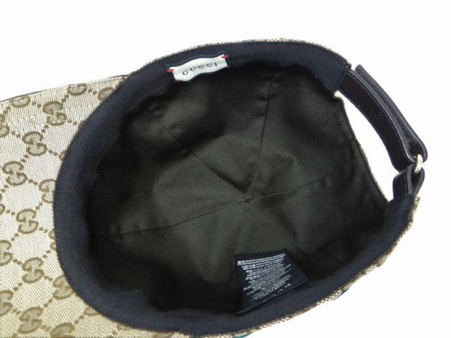 GUCCI グッチ 200035 GGキャンバス シェリー ベースボールキャップ 帽子 ベージュ<USED> < ブランド GUCCI グッチ 200035 GGキャンバス シェリー ベースボールキャップ 帽子 ベージュ<USED> < ブランドの