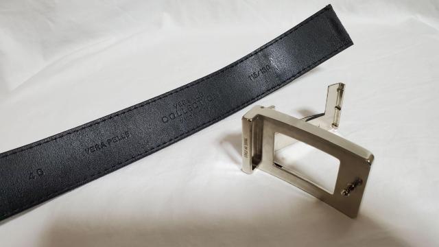 正規 ヴェルサーチ コレクション クラシック アイコンロゴ L スクエアブロックオープン プレートバックル レザーベルト黒 調節可 < ブランド 正規 ヴェルサーチ コレクション クラシック アイコンロゴ L スクエアブロックオープン プレートバックル レザーベルト黒 調節可 < ブランドの