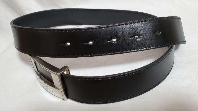 正規 ヴェルサーチ コレクション クラシック アイコンロゴ L スクエアブロックオープン プレートバックル レザーベルト黒 調節可 < ブランド 正規 ヴェルサーチ コレクション クラシック アイコンロゴ L スクエアブロックオープン プレートバックル レザーベルト黒 調節可 < ブランドの