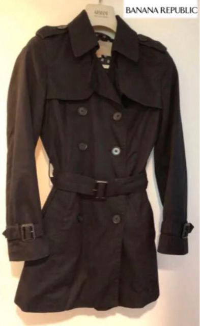 特価極美品BANANA REPUBLICバナナリパブリック裏地トレンチコートクロス水玉着痩せウエストベルト調整くびれ美人体型カバー < 女性ファッション  特価極美品BANANA REPUBLICバナナリパブリック裏地トレンチコートクロス水玉着痩せウエストベルト調整くびれ美人体型カバー  < 女性ファッションの