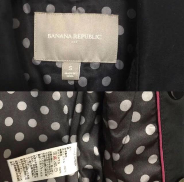 特価極美品BANANA REPUBLICバナナリパブリック裏地トレンチコートクロス水玉着痩せウエストベルト調整くびれ美人体型カバー < 女性ファッション  特価極美品BANANA REPUBLICバナナリパブリック裏地トレンチコートクロス水玉着痩せウエストベルト調整くびれ美人体型カバー < 女性ファッションの