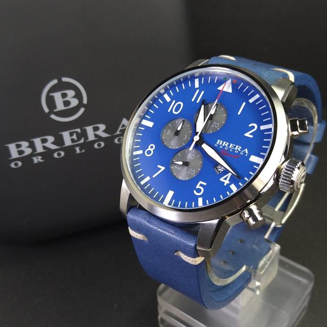【新品】特別入荷塔uレラオロロジ★BRERA Sport棟Hお洒落に★ブルー♪ < 男性アクセサリー/時計  【新品】特別入荷塔uレラオロロジ★BRERA Sport棟Hお洒落に★ブルー♪ < 男性アクセサリー/時計の