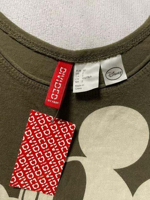 H&M ディズニーコラボ トップス 綿100%  新品、未使用 < 女性ファッション  H&M ディズニーコラボ トップス 綿100%  新品、未使用 < 女性ファッションの