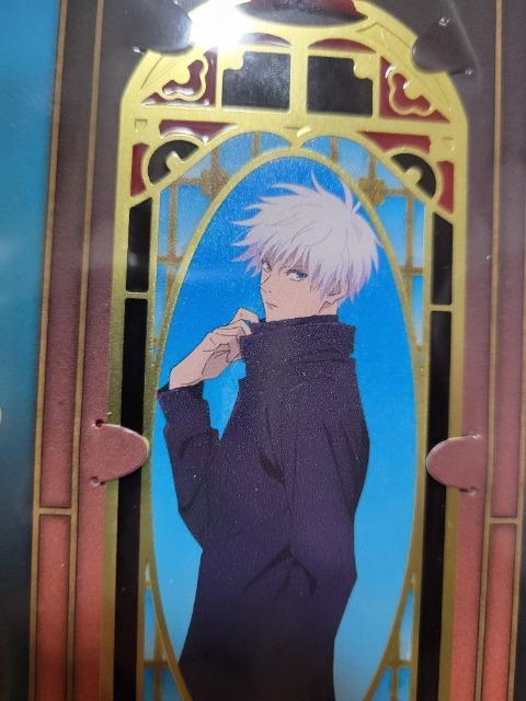 呪術廻戦 五条悟 メタルブックマーカー アニメイト 特典ブロマイド フェア < アニメ/コミック/キャラクター  呪術廻戦 五条悟 メタルブックマーカー アニメイト 特典ブロマイド フェア < アニメ/コミック/キャラクターの