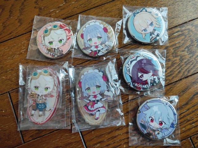 原神 スイーツパラダイス ちびキャラ アクリルスタンド 缶バッジ セット < アニメ/コミック/キャラクター  原神 スイーツパラダイス ちびキャラ アクリルスタンド 缶バッジ セット  < アニメ/コミック/キャラクターの