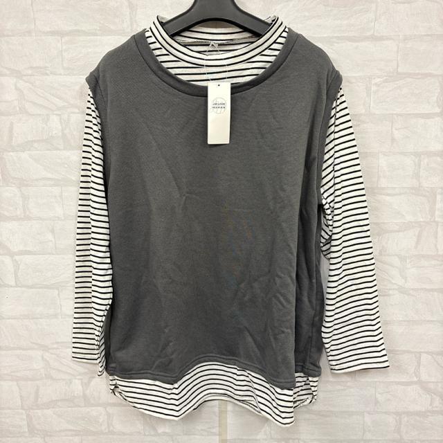 即決 新品 タグ付き 重ね着 長袖 カットソー < 女性ファッション 即決 新品 タグ付き 重ね着 長袖 カットソー < 女性ファッションの