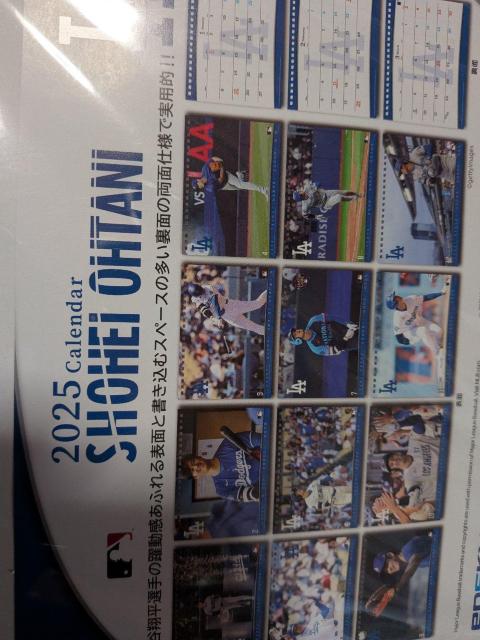 値下げ有りの大谷翔平選手の2025年の卓上カレンダー2個。 < レジャー/スポーツ 値下げ有りの大谷翔平選手の2025年の卓上カレンダー2個。 < レジャー/スポーツの
