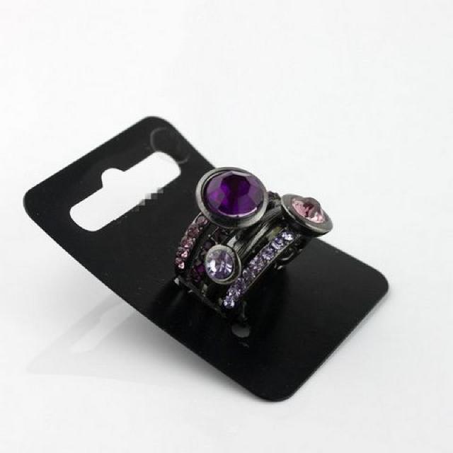 新品 アンティーク調ゴシック紫系ストーンリング指輪 12号〜F < 女性アクセサリー/時計  新品 アンティーク調ゴシック紫系ストーンリング指輪 12号〜F  < 女性アクセサリー/時計の