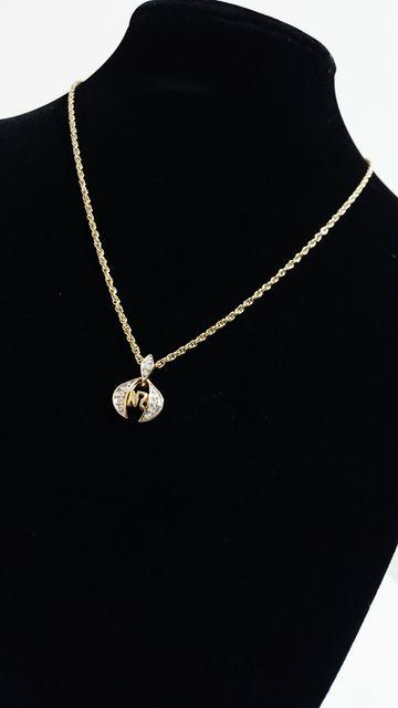 正規美 Nina Ricciニナリッチ NRロゴストーン装飾ネックレス 純正チェーン 約39~43p < ブランド  正規美 Nina Ricciニナリッチ NRロゴストーン装飾ネックレス 純正チェーン 約39~43p  < ブランドの