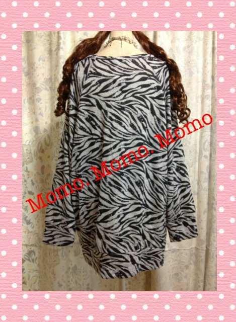 新品 大きいサイズ3L ドルマン袖 ゼブラ総柄チュニック < 女性ファッション 新品 大きいサイズ3L ドルマン袖 ゼブラ総柄チュニック < 女性ファッションの