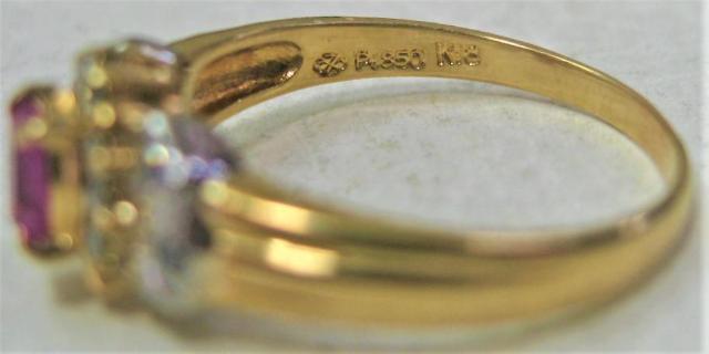 K18Pt90018金プラチナリングピンクサファイヤ0.47ctダイヤ0.2ct < 女性アクセサリー/時計  K18Pt90018金プラチナリングピンクサファイヤ0.47ctダイヤ0.2ct < 女性アクセサリー/時計の