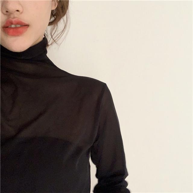 送料無料 新品レース 長袖 Tシャツ タートルネック イレギュラー トップス 6色 < 女性ファッション  送料無料 新品レース 長袖 Tシャツ タートルネック イレギュラー トップス 6色 < 女性ファッションの