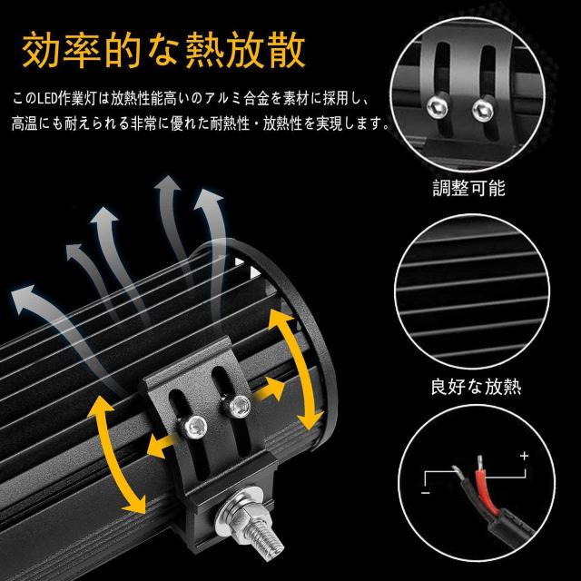LED作業灯 ワークライト 180W 12v/24v 兼用 < 自動車/バイク LED作業灯 ワークライト 180W 12v/24v 兼用 < 自動車/バイク