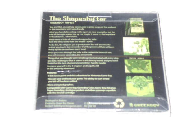 GB★The Shapeshifter GREENBOY GAMES 海外版 EU版 < ゲーム本体/ソフト  GB★The Shapeshifter GREENBOY GAMES 海外版 EU版 < ゲーム本体/ソフトの