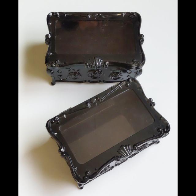 黒薔薇★小物入れ・小皿トレイ・ヘアピン・デコシールなど10点 < インテリア/ライフ  黒薔薇★小物入れ・小皿トレイ・ヘアピン・デコシールなど10点 < インテリア/ライフの