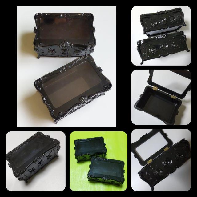 黒薔薇★小物入れ・小皿トレイ・ヘアピン・デコシールなど10点 < インテリア/ライフ  黒薔薇★小物入れ・小皿トレイ・ヘアピン・デコシールなど10点 < インテリア/ライフの