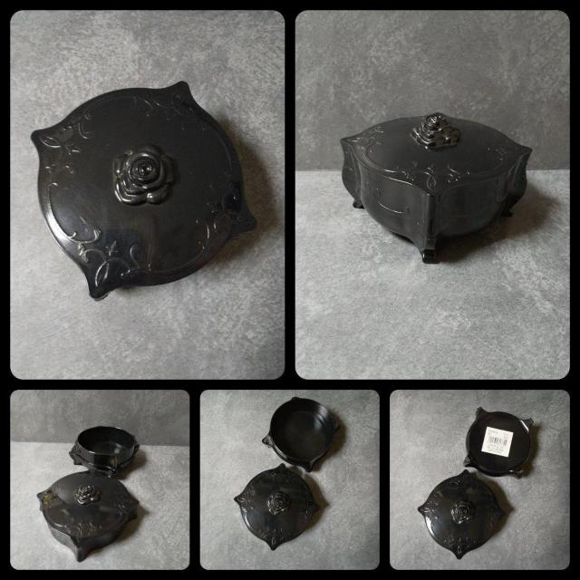 黒薔薇★小物入れ・小皿トレイ・ヘアピン・デコシールなど10点 < インテリア/ライフ  黒薔薇★小物入れ・小皿トレイ・ヘアピン・デコシールなど10点 < インテリア/ライフの