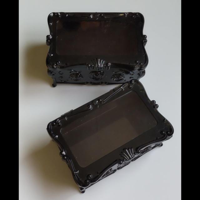 黒薔薇★小物入れ・小皿トレイ・ヘアピン・デコシールなど10点 < インテリア/ライフ  黒薔薇★小物入れ・小皿トレイ・ヘアピン・デコシールなど10点 < インテリア/ライフの