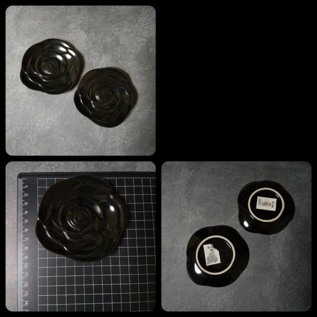 黒薔薇★小物入れ・小皿トレイ・ヘアピン・デコシールなど10点 < インテリア/ライフ  黒薔薇★小物入れ・小皿トレイ・ヘアピン・デコシールなど10点 < インテリア/ライフの