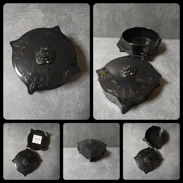 黒薔薇★小物入れ・小皿トレイ・ヘアピン・デコシールなど10点 < インテリア/ライフ  黒薔薇★小物入れ・小皿トレイ・ヘアピン・デコシールなど10点 < インテリア/ライフの