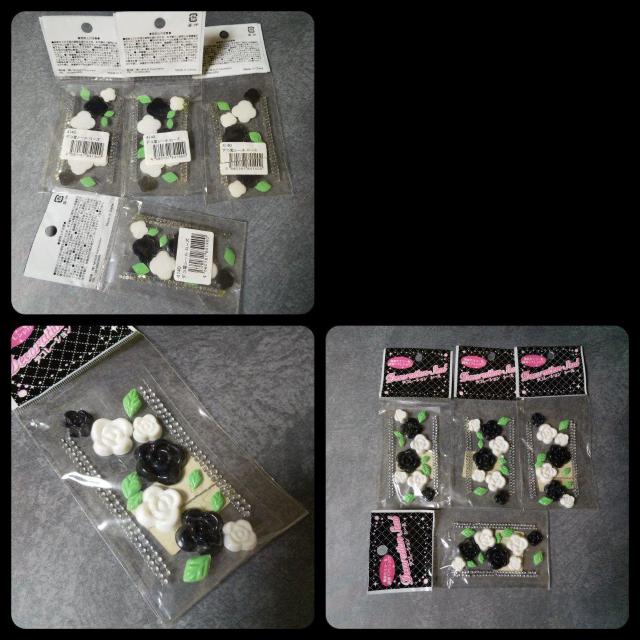 黒薔薇★小物入れ・小皿トレイ・ヘアピン・デコシールなど10点 < インテリア/ライフ  黒薔薇★小物入れ・小皿トレイ・ヘアピン・デコシールなど10点 < インテリア/ライフの