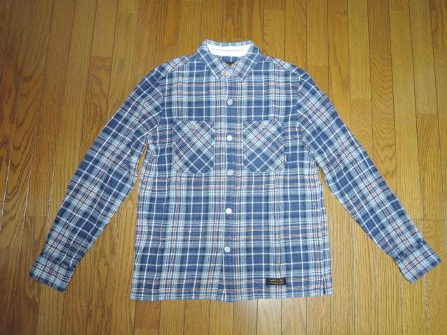 美中古 NEIGHBORHOOD ネイバーフッド LUMBERS チェックシャツ S 青系 ネル 長袖 < ブランド  美中古 NEIGHBORHOOD ネイバーフッド LUMBERS チェックシャツ S 青系 ネル 長袖  < ブランドの