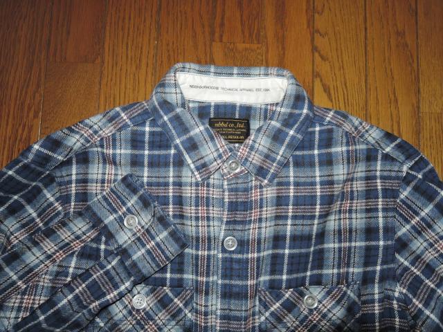美中古 NEIGHBORHOOD ネイバーフッド LUMBERS チェックシャツ S 青系 ネル 長袖 < ブランド  美中古 NEIGHBORHOOD ネイバーフッド LUMBERS チェックシャツ S 青系 ネル 長袖 < ブランドの