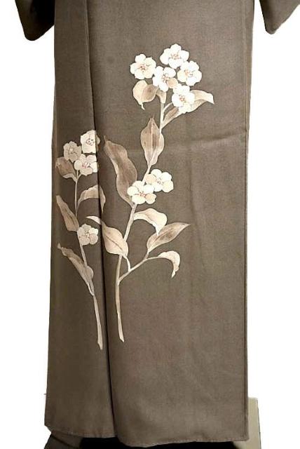 【最高級】美品 花文 1つ紋 藤崎扱い 上品な付下げ 身丈165.5cm 裄丈65.5cm Y3425 < 女性ファッション  【最高級】美品 花文 1つ紋 藤崎扱い 上品な付下げ 身丈165.5cm 裄丈65.5cm Y3425 < 女性ファッションの
