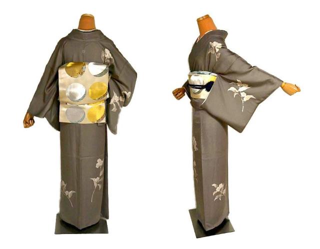 【最高級】美品 花文 1つ紋 藤崎扱い 上品な付下げ 身丈165.5cm 裄丈65.5cm Y3425 < 女性ファッション  【最高級】美品 花文 1つ紋 藤崎扱い 上品な付下げ 身丈165.5cm 裄丈65.5cm Y3425 < 女性ファッションの