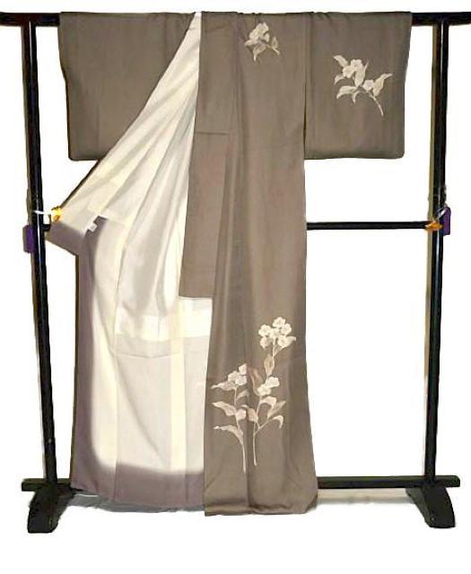 【最高級】美品 花文 1つ紋 藤崎扱い 上品な付下げ 身丈165.5cm 裄丈65.5cm Y3425 < 女性ファッション  【最高級】美品 花文 1つ紋 藤崎扱い 上品な付下げ 身丈165.5cm 裄丈65.5cm Y3425 < 女性ファッションの