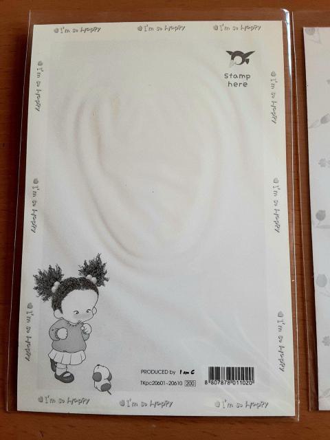 �|�X�g�J�[�h ���b�Z�[�W �J�[�h �؍� 2���Z�b�g �� �z�r�[�� 