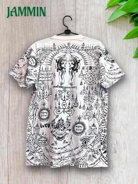 サクヤンTシャツ Mサイズ 守護神ヤック 夜叉 ヤック エスニック アジアン < 男性ファッション サクヤンTシャツ Mサイズ 守護神ヤック 夜叉 ヤック エスニック アジアン < 男性ファッションの