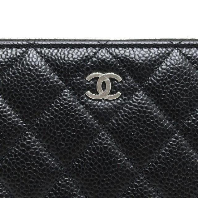 ◆ 本物 美品 ◆ CHANEL シャネル 長財布 キャビアスキン マトラッセ 黒 ブラック シルバー 箱 人気 AP0242 < ブランド  ◆ 本物 美品 ◆ CHANEL シャネル 長財布 キャビアスキン マトラッセ 黒 ブラック シルバー 箱 人気 AP0242 < ブランドの