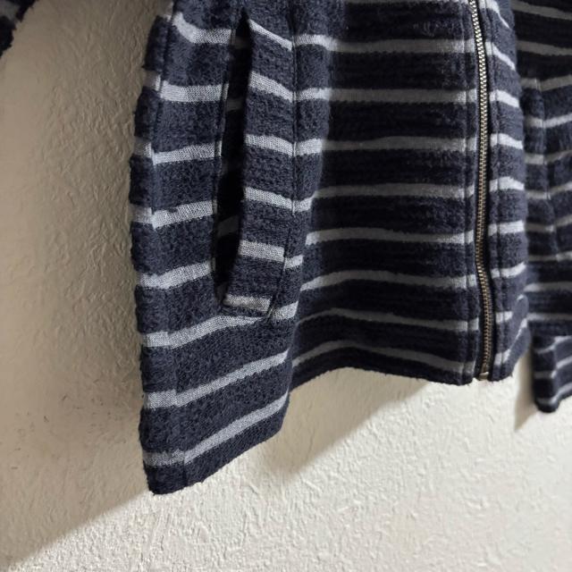 エスピエ ESPIE ニット カーディガン チャック ストライプ ボーダー < 女性ファッション エスピエ ESPIE ニット カーディガン チャック ストライプ ボーダー < 女性ファッションの