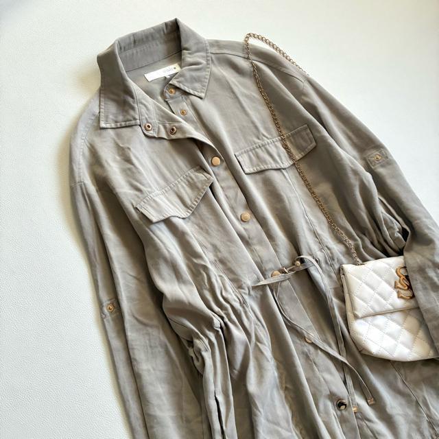 ��ZARA���������傫�߁��V���c�`���j�b�N���W���P�b�g�����{�^�����x�[�W�� �� �u�����h�� 